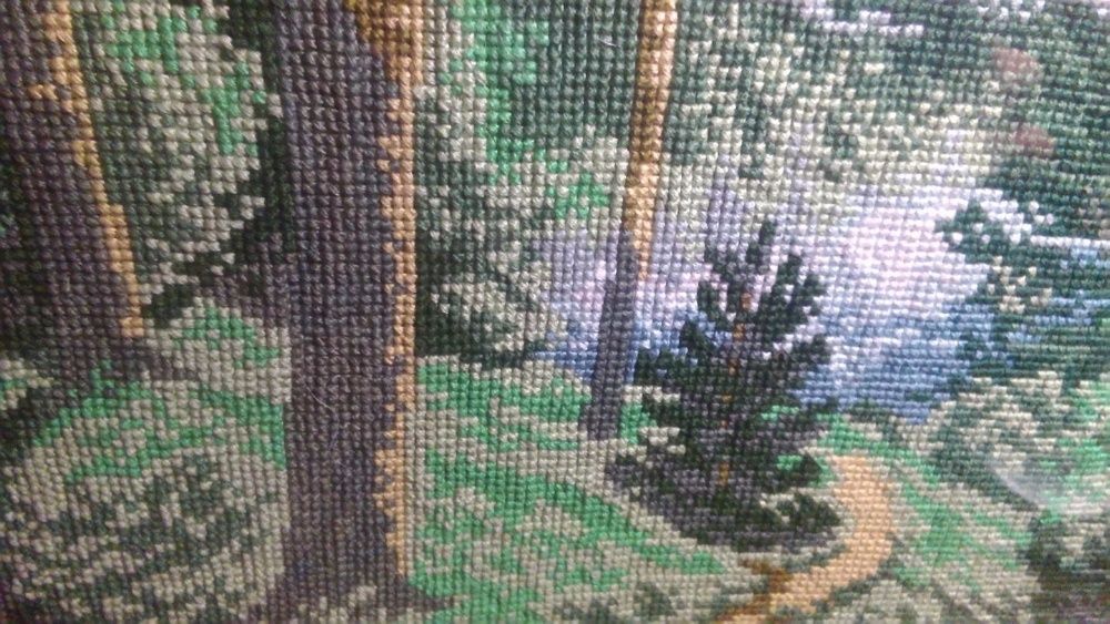 Вышивка крестом "Лето" в рамке