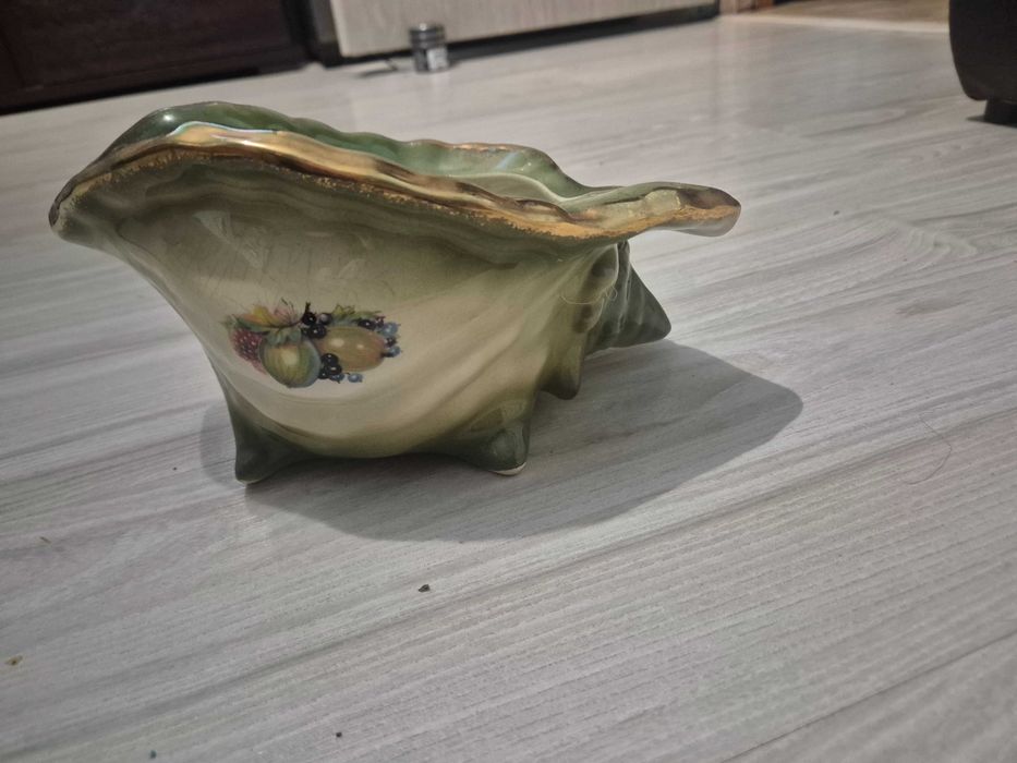 Ceramiczna misa , owocarka zielona