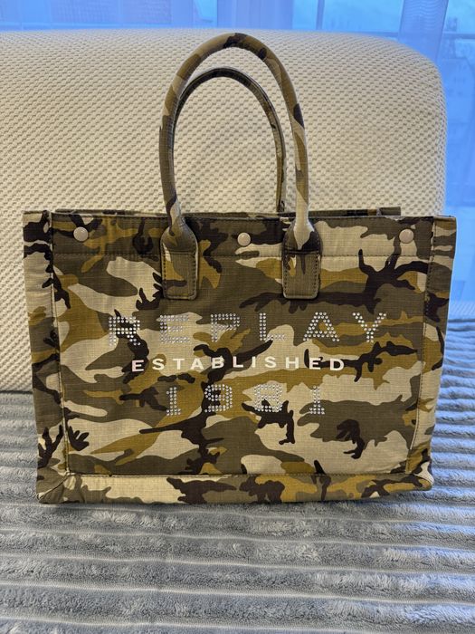 Torebka typu shopper Replay