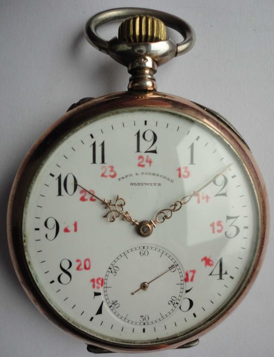 IWC Schaffhausen srebro złocone stan gabinetowy.