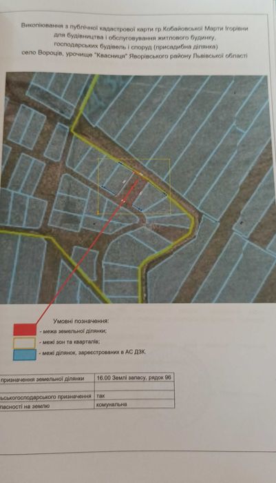 Земельна ділянка. Хороший торг. Терміново