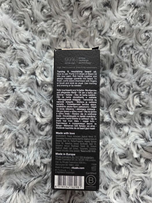 Olejek do brody Rituals Homme Beard Oil 30 ml