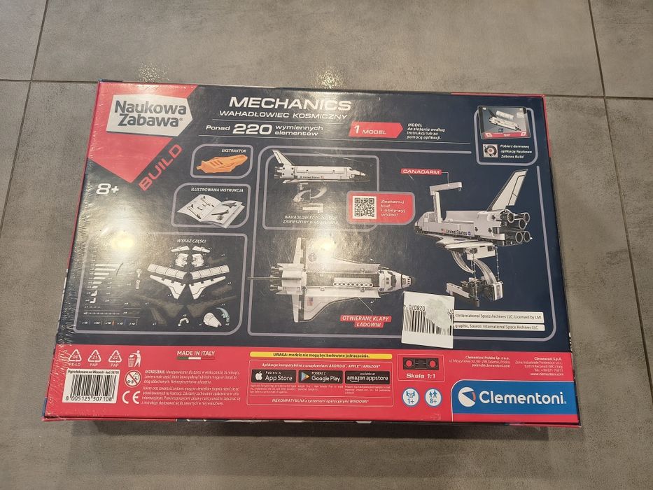 Wachadlowiec kosmiczny Clementoni NOWY