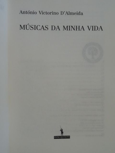 Músicas da Minha Vida de António Victorino D´Almeida