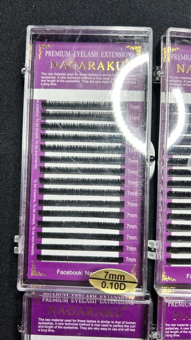 Rzęsy Nagaruku Premium D 0.10 7-12mm