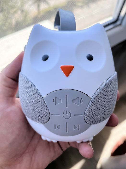 Плеер для сна Сова музыкальная няня на кроватку 12 мелодий (НОВАЯ)