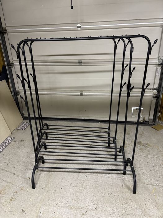 Wieszaki loft czarny 110cm - 4 szt.