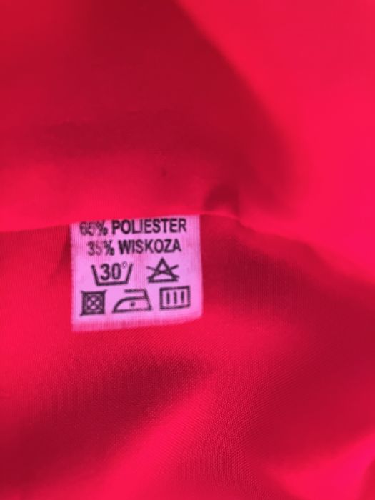 Koralowa sukienka 40/42 za kolano