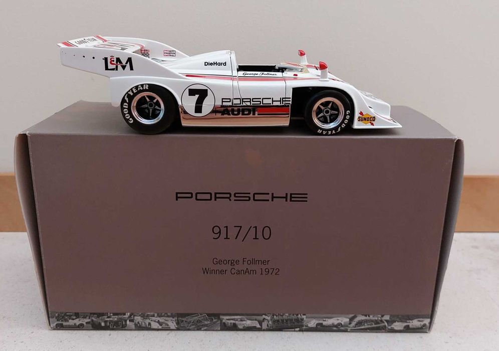 Miniatura Porsche 917/10 #7 CanAm Series Champion 1972 Minichamps 1:18