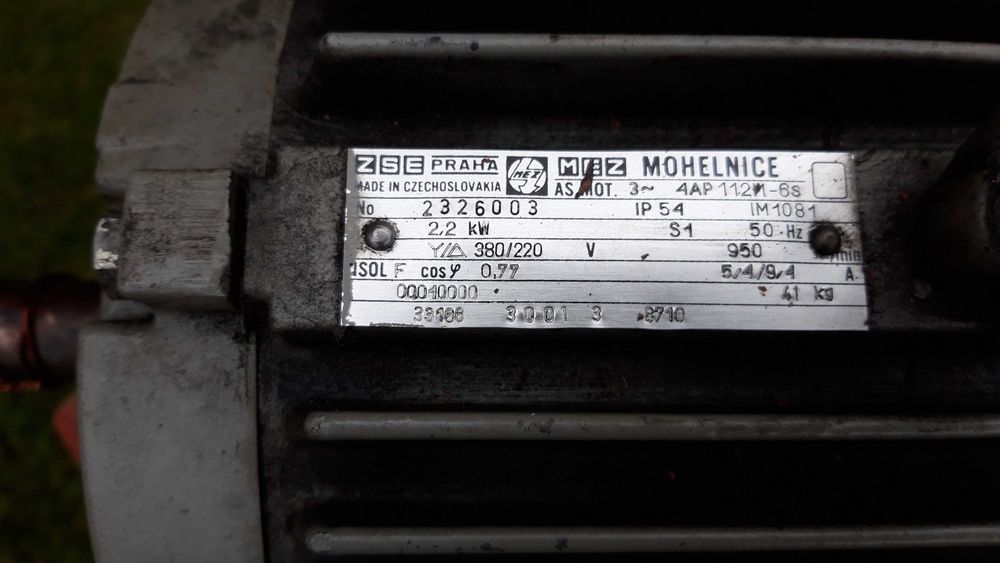 Silnik elektryczny 2.2kw 950obr./min