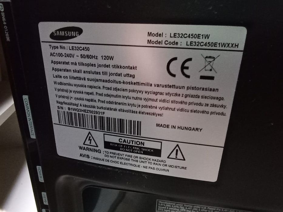 Tv Samsung+ dekoder dvbt2 Kruger matz