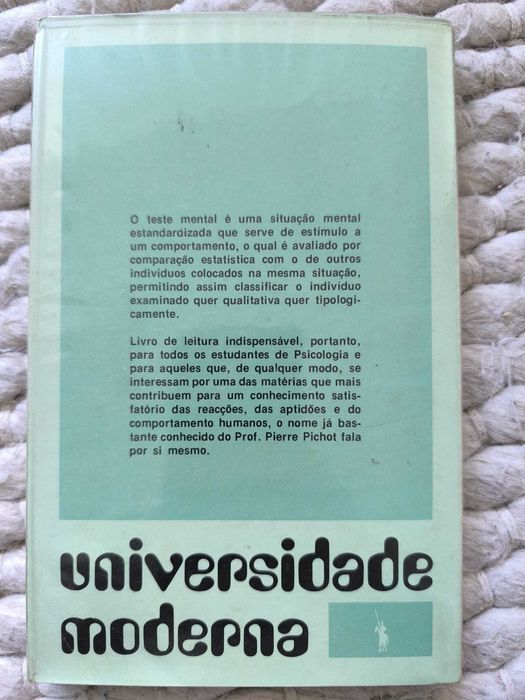 Livro "Os Testes Mentais" de Pierre Pichot
