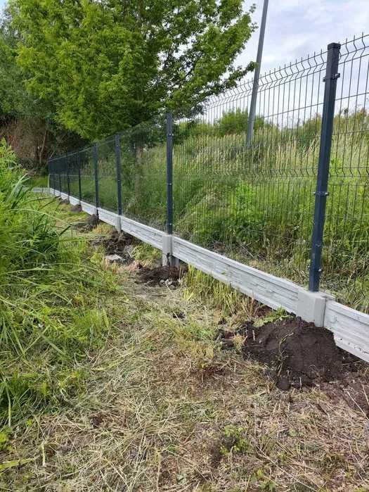 Ogrodzenie panelowe, panel 3d 153 cm, podmurówka, płot, bramy, furtki