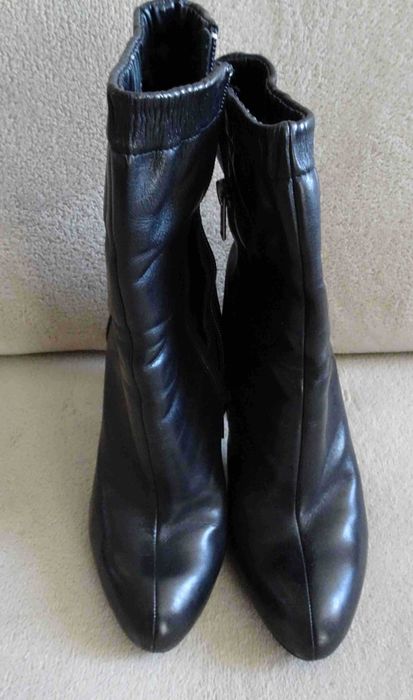 Buty szpilki botki Zara Basic czarne rozm. 38