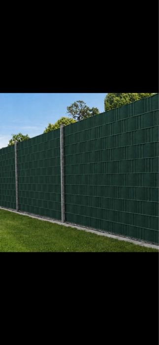 8 x Taśma ogrodzeniowa 19cm x 35m kolory kolor czarny klipsy