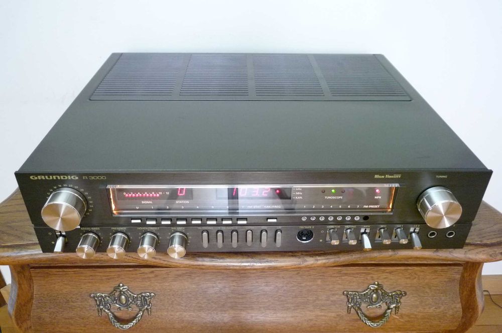 GRUNDIG R 3000 amplituner wzmacniacz VINTAGE Hi-Fi stan idealny R3000 ...