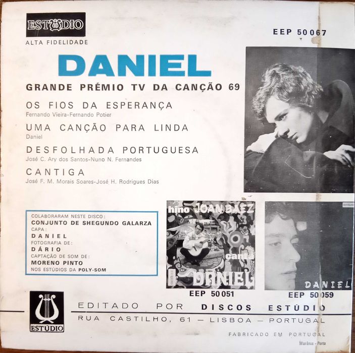 Daniel	- - - - -	Os Fios da Esperança	- - - - -	EP
