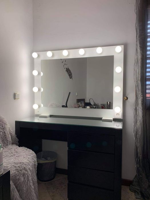 Espelhos de maquilhagem camarim led