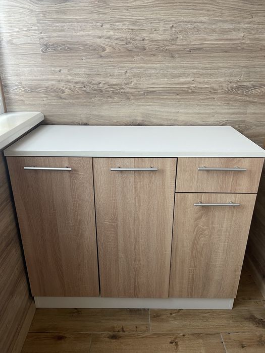 Комод-тумба з полицями та шухлядою, 100×85×43 см, чудовий стан