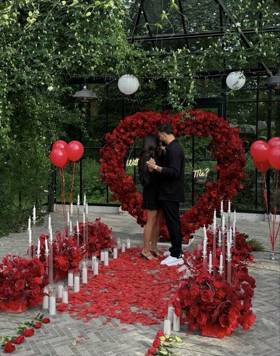 Decoração Personalizada • Pedido de Casamento