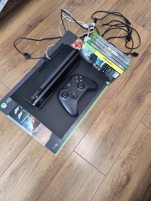 Xbox one x 1 TB Kinect gry stan idealny