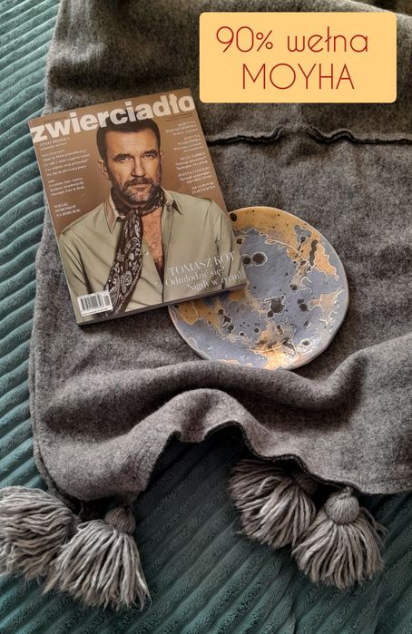 wełniana narzuta Moyha