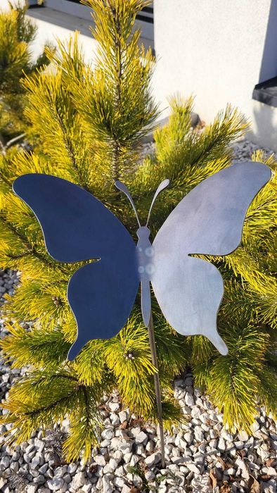 Motyle Metalowe 3mm ozdoba dekoracja ogrodowa XXL Metalowa Pasja