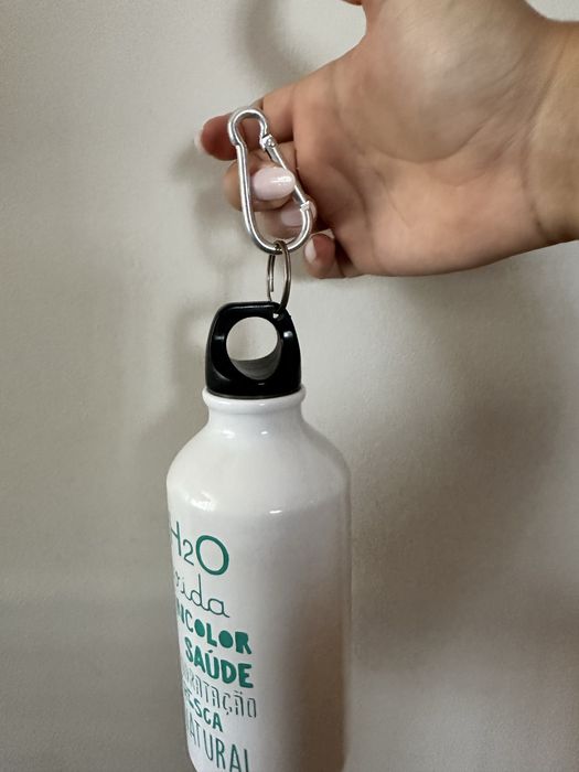 Garrafa térmica branca