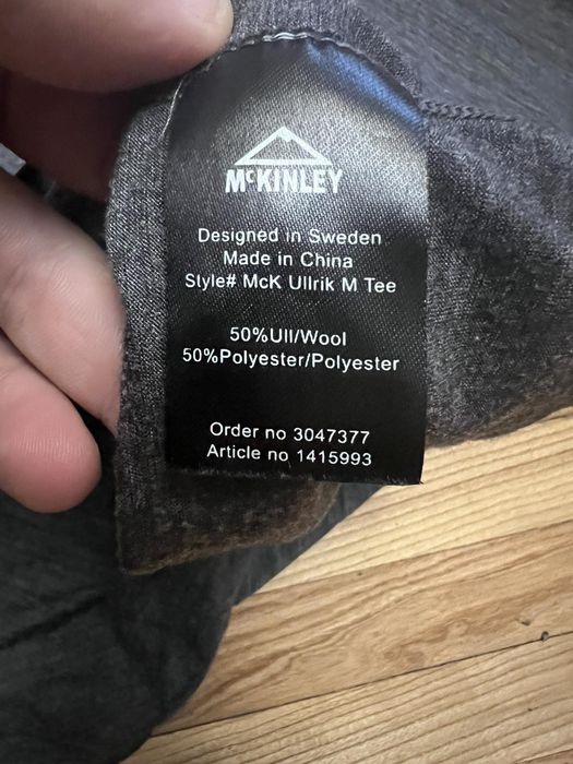 McKinley icebreaker merino size m