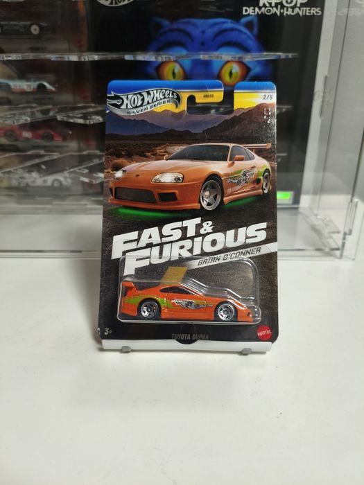 Toyota Supra Hot Wheels Silver Fast Furious