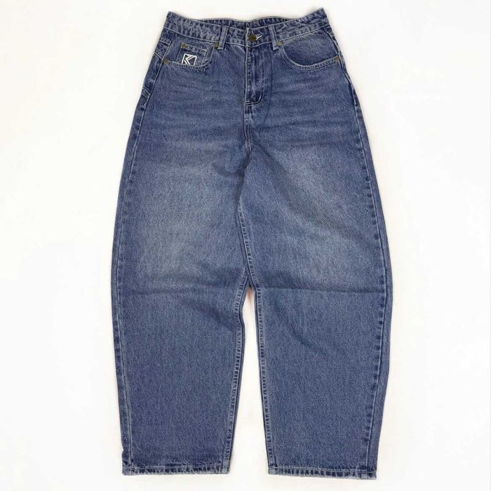 Джинси KARL KANI Blue JEANS rap pants baggy y2k sk8 штани