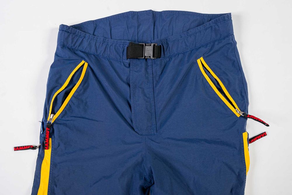 Mammut - spodnie DRYtech granatowo - żółte r. 50