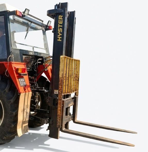 Solidny Maszt Widłowy HYSTER na tył ciągnika (TUZ) – Kompletny