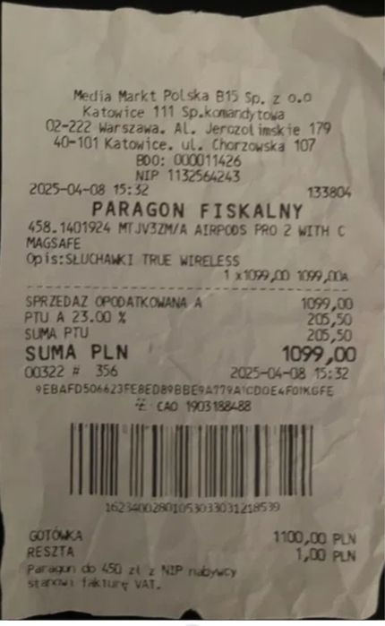 Air pods 2 pro NOWE