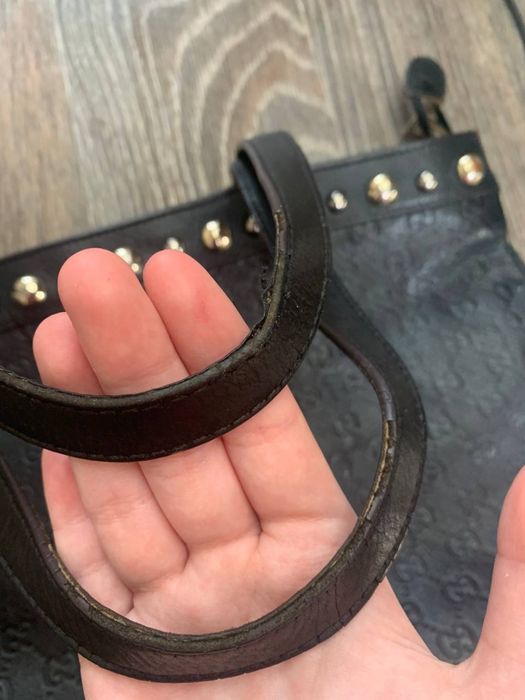 Шкіряна сумка gucci guccissima tote original