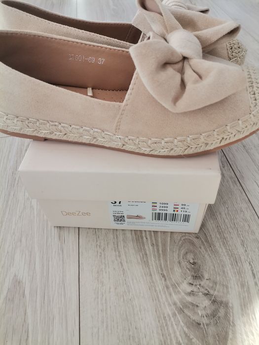 Espadryle damskie 37