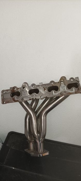 Coletor de escape inox novo