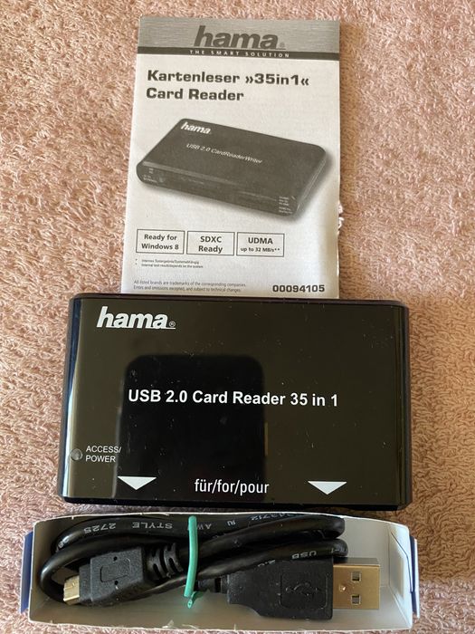 Хама Card Reader все в одном 35 в 1 USB 2.0