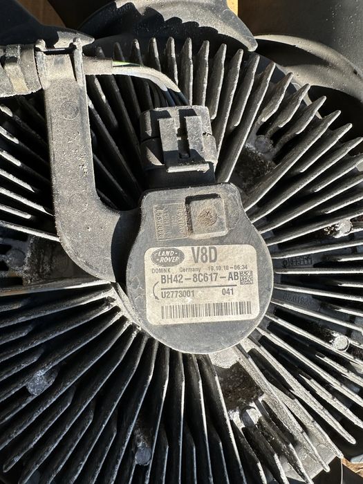 Віскомуфта вентилятор range rover land evogue 4.4 дизель