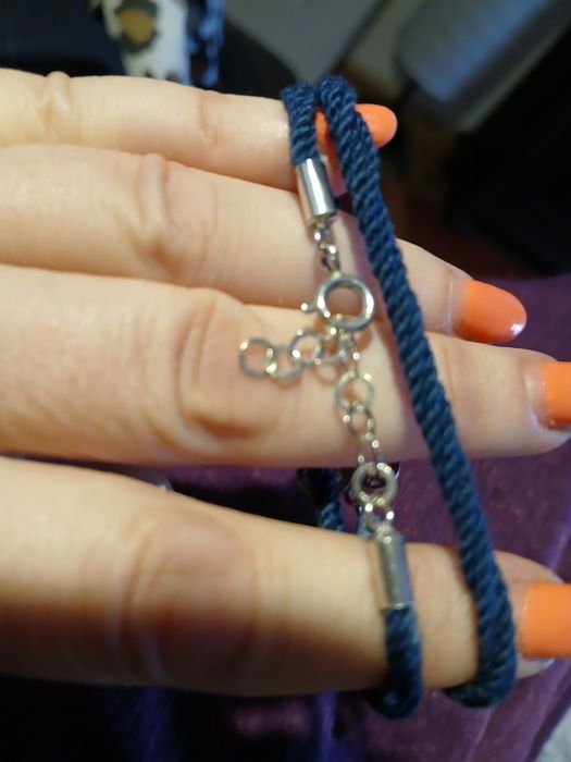 Pulseira dupla com flor em filigrana