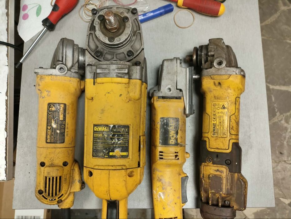 Tytuł szlifierki kątowe DeWalt dwe4257, d28400, d28132