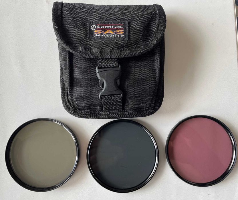 Zestaw 3 filtrow fotograficznych do obiektywu 77mm, Japonskie