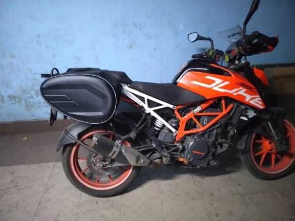 Malas lateriais expansíveis universais tecido moto