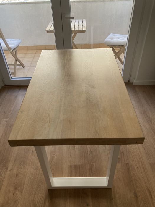 ULTIMA OPORTUNIDADE! Mesa de jantar semi-nova ; 120x75