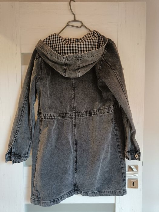 Kurtka jeansowa czarna 36/38