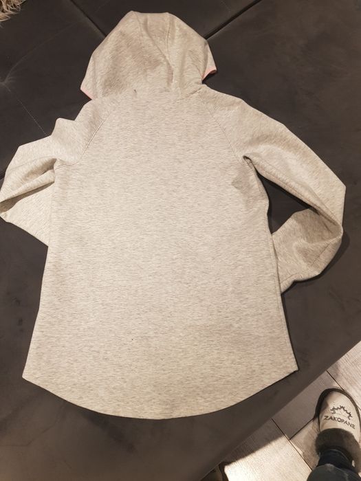 Bluza z kapturem 158-164cm popiel