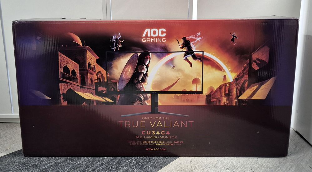 Monitor gamingowy AOC CU34G4, NOWY, Komis Jasło Czackiego