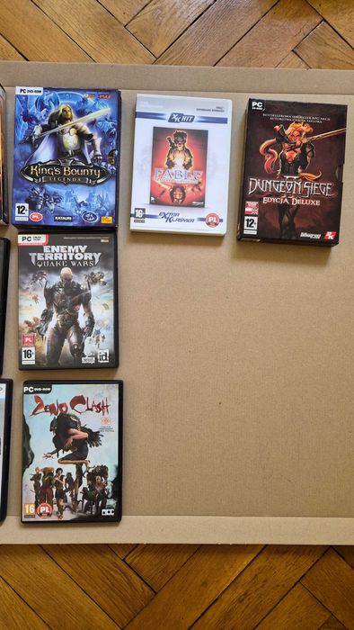 Gry PC | 16 sztuk | 25zł/szt. | Dungeon Siege Deluxe | Kings Bounty