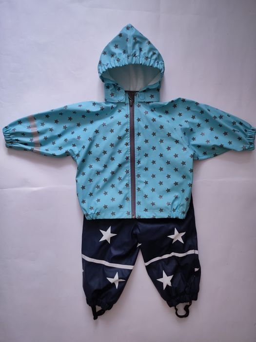 Комплект Куртка+ Напівкомбінезон р 74/80 см Дощовик на флісе Грязепруф