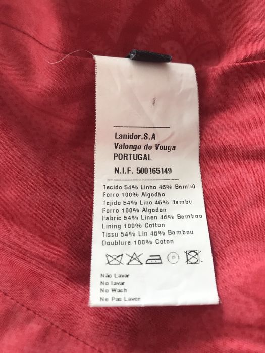 Fato casaco e calça, em linho para senhora/jovem